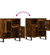 Sideboard Räuchereiche 60x35x70 cm Holzwerkstoff