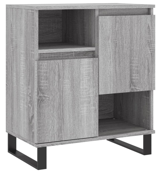 Sideboard Grau Sonoma 60x35x70 cm Holzwerkstoff