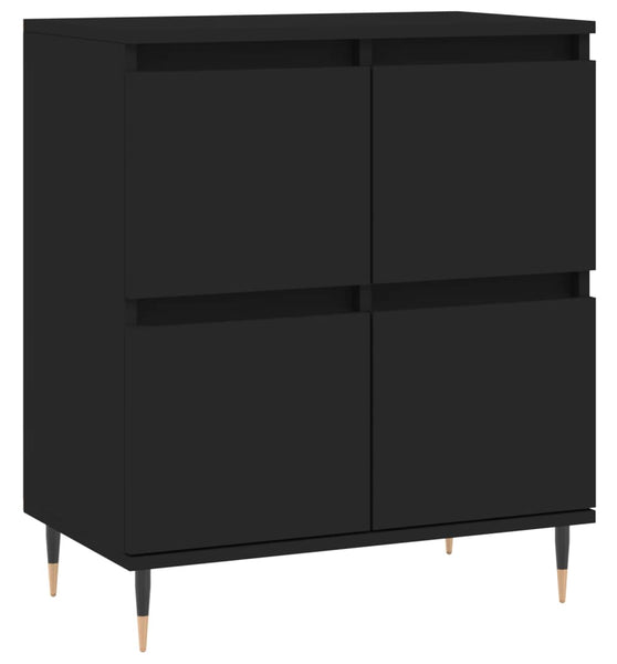 Sideboard Schwarz 60x35x70 cm Holzwerkstoff