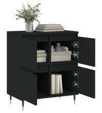 Sideboard Schwarz 60x35x70 cm Holzwerkstoff