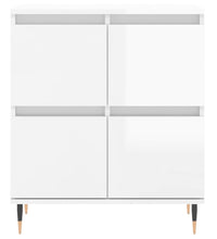 Sideboard Hochglanz-Weiß 60x35x70 cm Holzwerkstoff