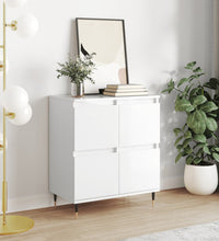 Sideboard Hochglanz-Weiß 60x35x70 cm Holzwerkstoff