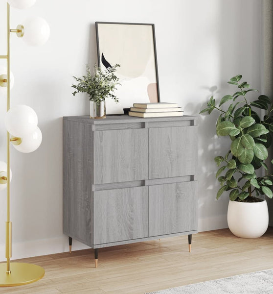 Sideboard Grau Sonoma 60x35x70 cm Holzwerkstoff