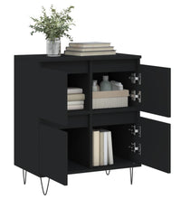 Sideboard Schwarz 60x35x70 cm Holzwerkstoff