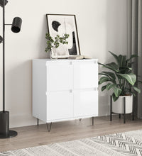 Sideboard Hochglanz-Weiß 60x35x70 cm Holzwerkstoff