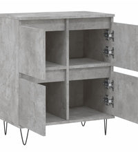 Sideboard Betongrau 60x35x70 cm Holzwerkstoff