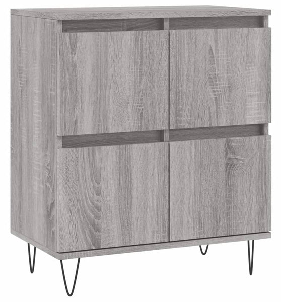 Sideboard Grau Sonoma 60x35x70 cm Holzwerkstoff