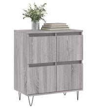 Sideboard Grau Sonoma 60x35x70 cm Holzwerkstoff