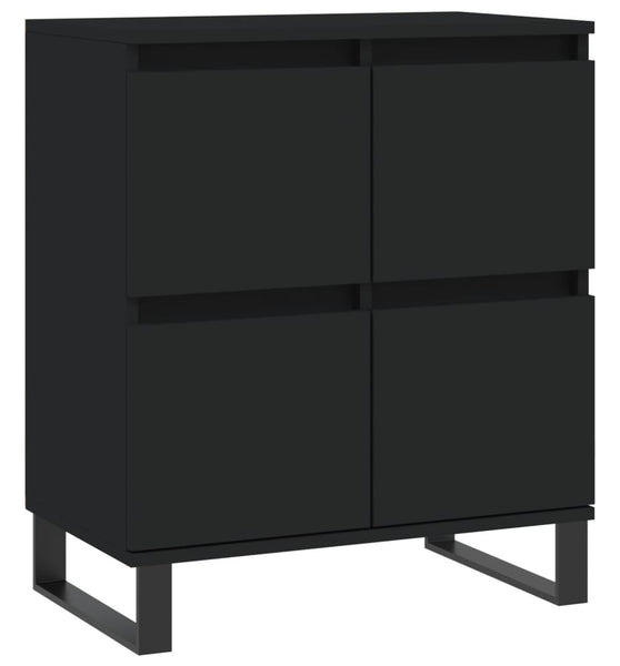 Sideboard Schwarz 60x35x70 cm Holzwerkstoff