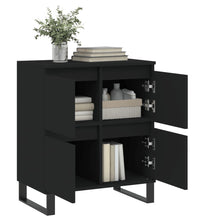 Sideboard Schwarz 60x35x70 cm Holzwerkstoff