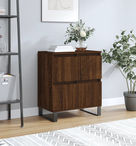 Sideboard Braun Eichen-Optik 60x35x70 cm Holzwerkstoff