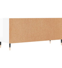 TV-Schrank Hochglanz-Weiß 100x34,5x44,5 cm Holzwerkstoff