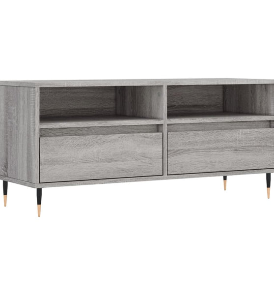 TV-Schrank Grau Sonoma 100x34,5x44,5 cm Holzwerkstoff