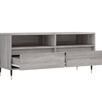 TV-Schrank Grau Sonoma 100x34,5x44,5 cm Holzwerkstoff