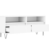 TV-Schrank Weiß 100x34,5x44,5 cm Holzwerkstoff