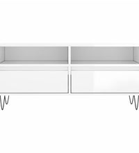 TV-Schrank Hochglanz-Weiß 100x34,5x44,5 cm Holzwerkstoff