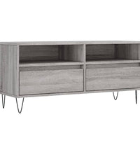 TV-Schrank Grau Sonoma 100x34,5x44,5 cm Holzwerkstoff