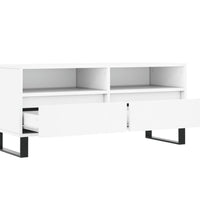 TV-Schrank Weiß 100x34,5x44,5 cm Holzwerkstoff