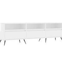 TV-Schrank Hochglanz-Weiß 150x30x44,5 cm Holzwerkstoff