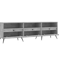 TV-Schrank Betongrau 150x30x44,5 cm Holzwerkstoff