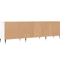 TV-Schrank Hochglanz-Weiß 150x30x44,5 cm Holzwerkstoff