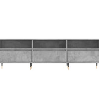 TV-Schrank Betongrau 150x30x44,5 cm Holzwerkstoff