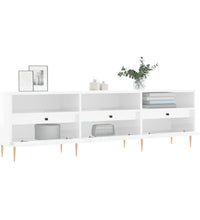 TV-Schrank Hochglanz-Weiß 150x30x44,5 cm Holzwerkstoff