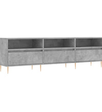 TV-Schrank Betongrau 150x30x44,5 cm Holzwerkstoff