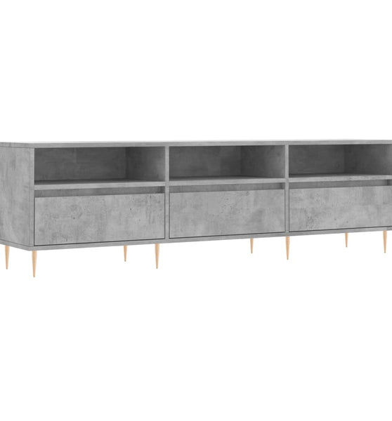 TV-Schrank Betongrau 150x30x44,5 cm Holzwerkstoff