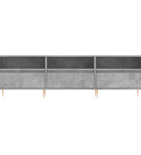 TV-Schrank Betongrau 150x30x44,5 cm Holzwerkstoff