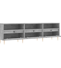 TV-Schrank Betongrau 150x30x44,5 cm Holzwerkstoff