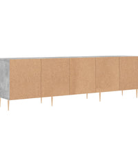 TV-Schrank Betongrau 150x30x44,5 cm Holzwerkstoff