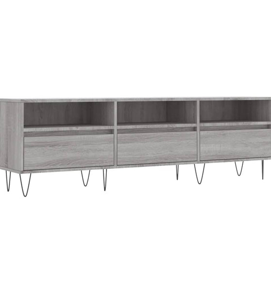 TV-Schrank Grau Sonoma 150x30x44,5 cm Holzwerkstoff