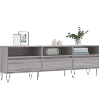 TV-Schrank Grau Sonoma 150x30x44,5 cm Holzwerkstoff