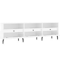 TV-Schrank Hochglanz-Weiß 150x30x44,5 cm Holzwerkstoff