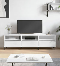 TV-Schrank Hochglanz-Weiß 150x30x44,5 cm Holzwerkstoff