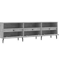 TV-Schrank Betongrau 150x30x44,5 cm Holzwerkstoff