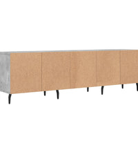 TV-Schrank Betongrau 150x30x44,5 cm Holzwerkstoff