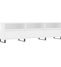 TV-Schrank Hochglanz-Weiß 150x30x44,5 cm Holzwerkstoff