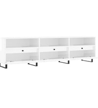 TV-Schrank Hochglanz-Weiß 150x30x44,5 cm Holzwerkstoff