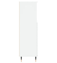 Badschrank Weiß 30x30x100 cm Holzwerkstoff