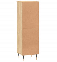 Badschrank Sonoma-Eiche 30x30x100 cm Holzwerkstoff