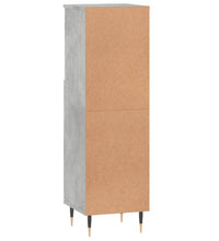 Badschrank Betongrau 30x30x100 cm Holzwerkstoff