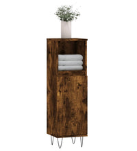 Badschrank Räuchereiche 30x30x100 cm Holzwerkstoff
