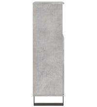 Badschrank Betongrau 30x30x100 cm Holzwerkstoff