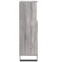 Badschrank Grau Sonoma 30x30x100 cm Holzwerkstoff