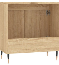 Badschrank Sonoma-Eiche 58x33x60 cm Holzwerkstoff