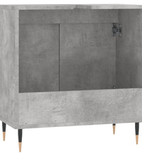 Badschrank Betongrau 58 x 33 x 60 cm Holzwerkstoff