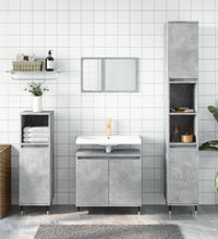 Badschrank Betongrau 58 x 33 x 60 cm Holzwerkstoff
