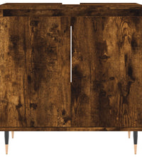Badschrank Räuchereiche 58x33x60 cm Holzwerkstoff